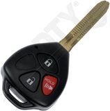 APDTY 162039 Keyless Entry Remote 3 Button - Blade Stamp H