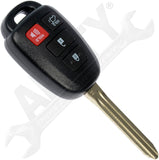 APDTY 162041 Keyless Entry Remote 4 Button - Blade Stamp H