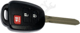 APDTY 162043 Keyless Entry Remote 3 Button