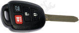 APDTY 162045 Keyless Entry Remote 4 Button