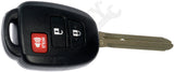 APDTY 162046 Keyless Entry Remote 3 Button