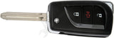 APDTY 162050 Upgraded Keyless Entry Remote 3 Button - Blade Stamp G