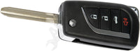 APDTY 162051 Upgraded Keyless Entry Remote 4 Button - Blade Stamp G