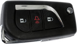 APDTY 162052 Upgraded Keyless Entry Remote 3 Button - Blade Stamp G