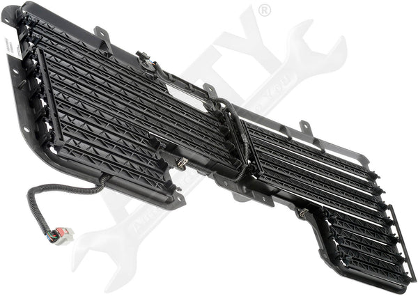 APDTY 162071 Active Radiator Grille Shutter Assembly (Front Bumper Mounted)