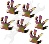 APDTY 162095 Fuel Injector Retainer Clips Pack of 6