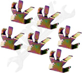 APDTY 162095 Fuel Injector Retainer Clips Pack of 6
