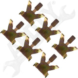 APDTY 162095 Fuel Injector Retainer Clips Pack of 6