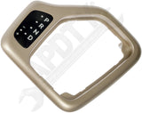 APDTY 162101 Shifter Bezel With Harness Kit - Tan