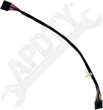 APDTY 162101 Shifter Bezel With Harness Kit - Tan