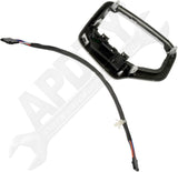 APDTY 162102 Shifter Bezel With Harness Kit - Silver