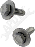 APDTY 162131 Splash Shield Retainer Bolt With Washer - M10-1.5 x 26.5mm