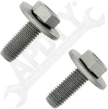 APDTY 162131 Splash Shield Retainer Bolt With Washer - M10-1.5 x 26.5mm