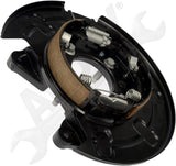 APDTY 162171 Loaded Brake Backing Plate - 	Rear Left