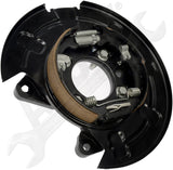 APDTY 162171 Loaded Brake Backing Plate - 	Rear Left