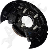 APDTY 162171 Loaded Brake Backing Plate - 	Rear Left