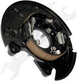 APDTY 162172 Loaded Brake Backing Plate - Rear Right