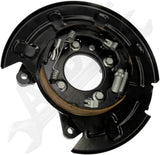 APDTY 162172 Loaded Brake Backing Plate - Rear Right