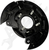 APDTY 162172 Loaded Brake Backing Plate - Rear Right