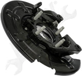 APDTY 162172 Loaded Brake Backing Plate - Rear Right