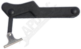APDTY 162260 Front UTV Quad Storage Box Rack Rubber Latch 2 Straps; For Polaris