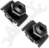 APDTY 162282 Adjustable Clip-On Hood Bumpers Bump Stop Replacement Set Of 2