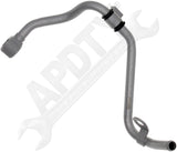 APDTY 162326 Turbocharger Coolant Return Line 6.6L Duramax Turbo Diesel Engine