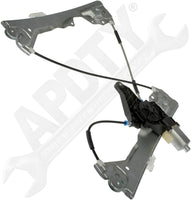 APDTY 162343 Window Regulator And Motor Assembly - Front Left