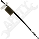 APDTY 162550 Door Latch w/ Cable Rear Left Cargo Door Upper (E-150 E-250 E-350)