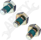 APDTY 162655 Auto Trans Torque Converter Mounting Bolt Set (Pack Of 3; M10)