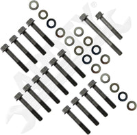 APDTY 162680 Exhaust Manifold Bolt Stud Hardware Kit Fits 6.6L Duramax