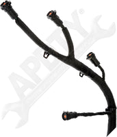 APDTY 162755 Diesel Engine Fuel Injector Wire Harness 2004, 6.0L, From 12/01/03