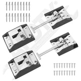 APDTY 163081 Travel Trailer RV Camper T-Style Door Catch Holder Stainless Steel