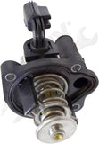 APDTY 163086 Integrated Electronic Controlled Thermostat & Water Outlet Housing
