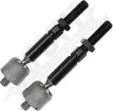 APDTY 163109 Upgraded Heavy Duty Inner & Outer Steering Tie Rod End Complete Set