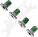 APDTY 163300 Brake Rotor Retaining Screw Set Of 4