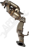 APDTY 163374 Manifold Converter - Not Carb Compliant
