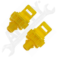 APDTY 163390 Door Lock Rod Clips