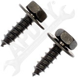 APDTY 163516 Bumper, Fender, Rocker Phillips Hex Head Screw - M6 x 19 mm