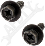 APDTY 163516 Bumper, Fender, Rocker Phillips Hex Head Screw - M6 x 19 mm