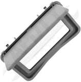 APDTY 163749 Replacement Sun Visor Flip-Up Mirror Fits Left or Right Visor; Gray