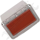 APDTY 163749 Replacement Sun Visor Flip-Up Mirror Fits Left or Right Visor; Gray