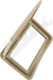 APDTY 163750 Replacement Sun Visor Flip-Up Mirror Fits Left or Right Visor Beige