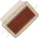 APDTY 163750 Replacement Sun Visor Flip-Up Mirror Fits Left or Right Visor Beige
