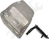 APDTY 163766 Automatic Transmission Oil Pan w/ Drain Plug & Filter; 6L80 6-Speed