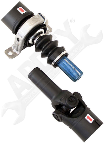 APDTY 163920 Rear Driveshaft Assembly