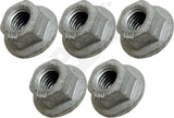 APDTY 163950x5 M6 x 1.0 Hex Flange Lock Nut Set of 5 Replaces 68004878AA