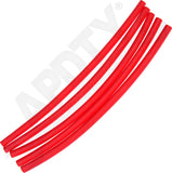 APDTY 164003 22-18 Gauge 6 In. Red PVC Heat Shrink Tubing Pack of 5