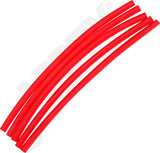 APDTY 164003 22-18 Gauge 6 In. Red PVC Heat Shrink Tubing Pack of 5