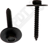 APDTY 164134 Splash Shield Retainer Self-Tapping Flange Hex Head Pack of 2
